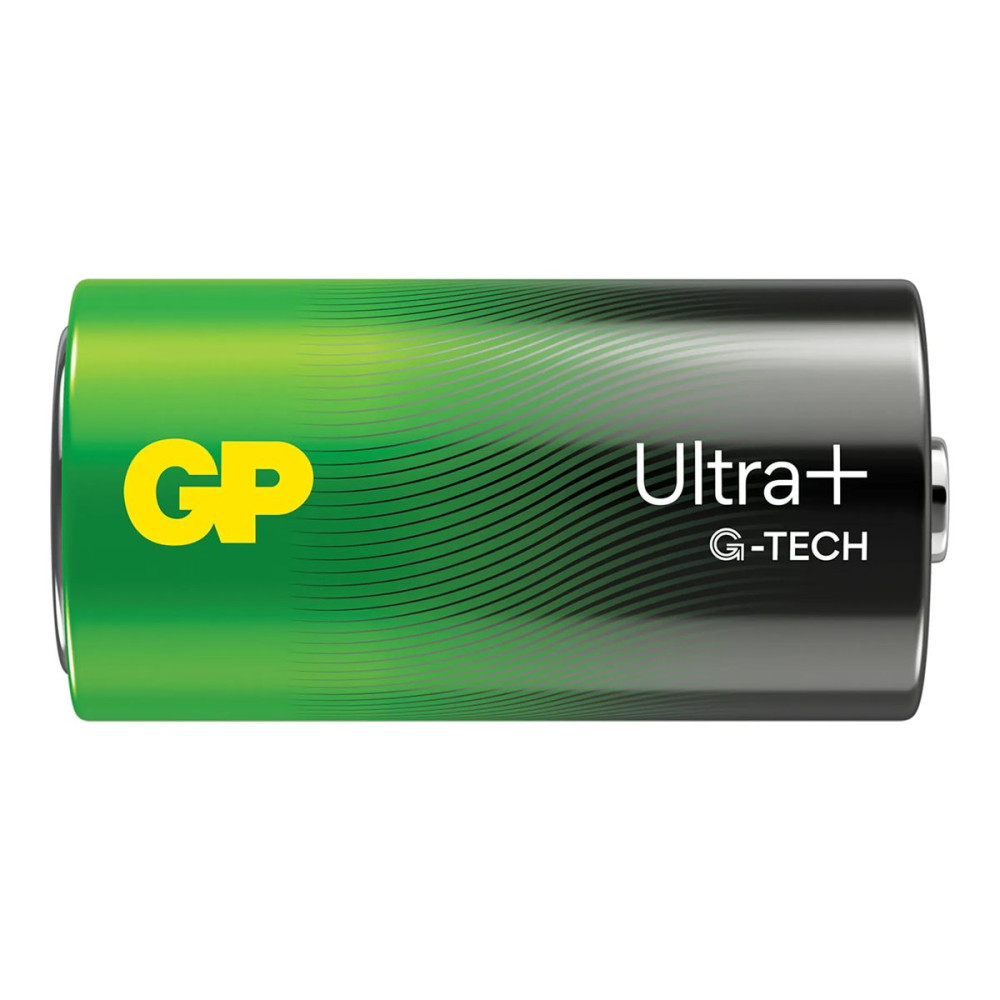Produktbild för GP Ultra Plus batteri - 2 x C - alkaliskt