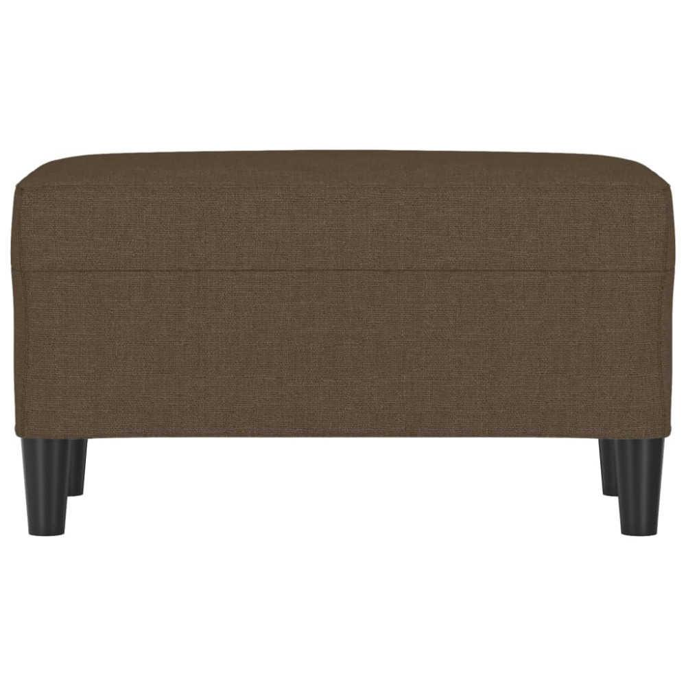 Produktbild för Bänk brun 70x35x41 cm tyg