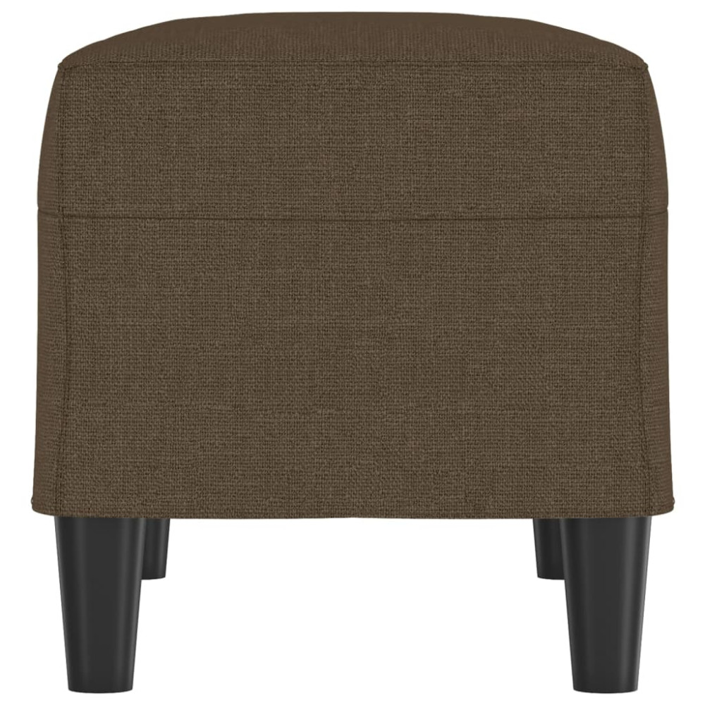Produktbild för Bänk brun 70x35x41 cm tyg