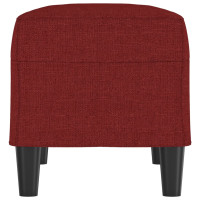 Produktbild för Bänk vinröd 70x35x41 cm tyg