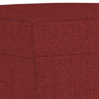 Produktbild för Bänk vinröd 70x35x41 cm tyg