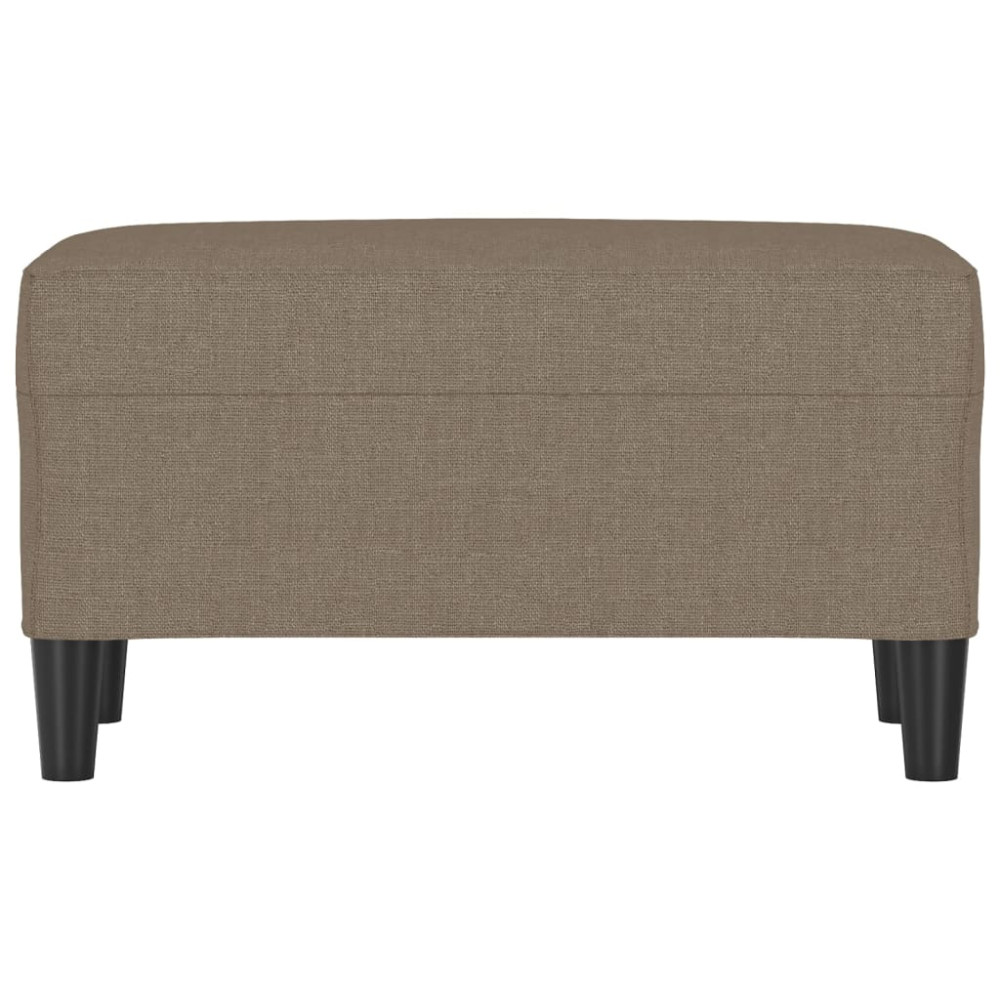 Produktbild för Bänk taupe 70x35x41 cm tyg