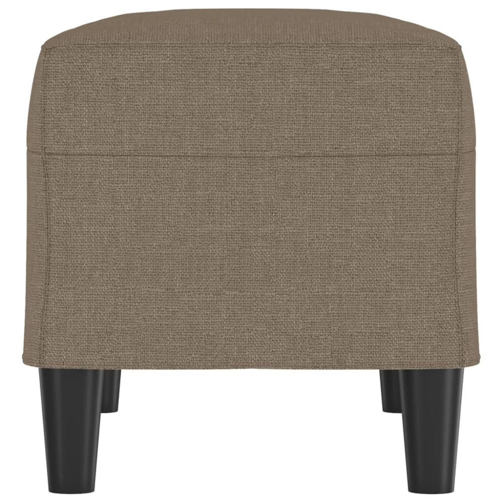Produktbild för Bänk taupe 70x35x41 cm tyg