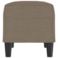 Produktbild för Bänk taupe 70x35x41 cm tyg