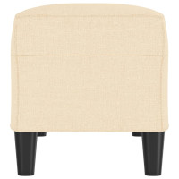 Produktbild för Bänk gräddvit 100x35x41 cm tyg