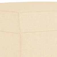 Produktbild för Bänk gräddvit 100x35x41 cm tyg