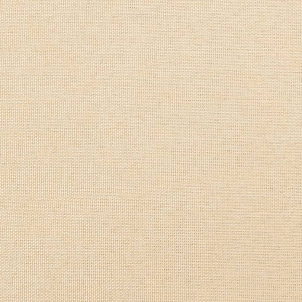Produktbild för Bänk gräddvit 100x35x41 cm tyg