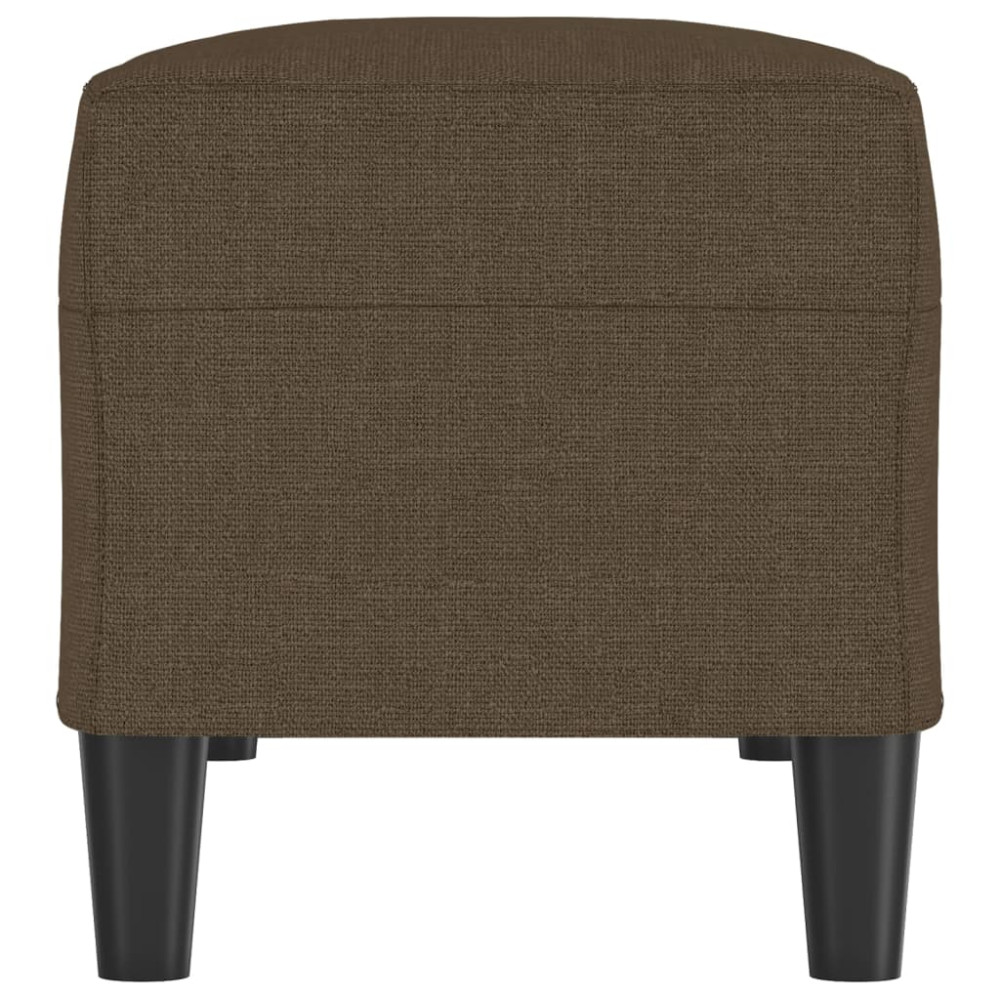 Produktbild för Bänk brun 100x35x41 cm tyg