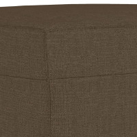 Produktbild för Bänk brun 100x35x41 cm tyg