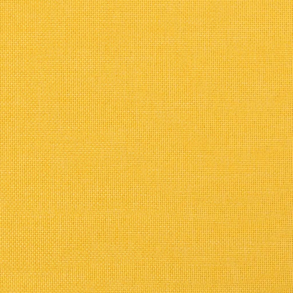 Produktbild för Bänk ljusgul 100x35x41 cm tyg