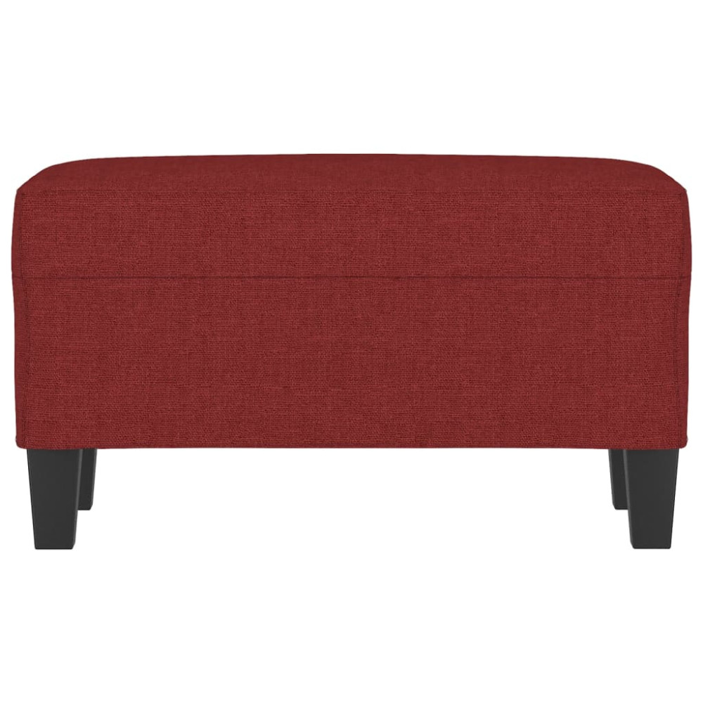 Produktbild för Bänk vinröd 70x35x41 cm tyg