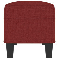 Produktbild för Bänk vinröd 100x35x41 cm tyg