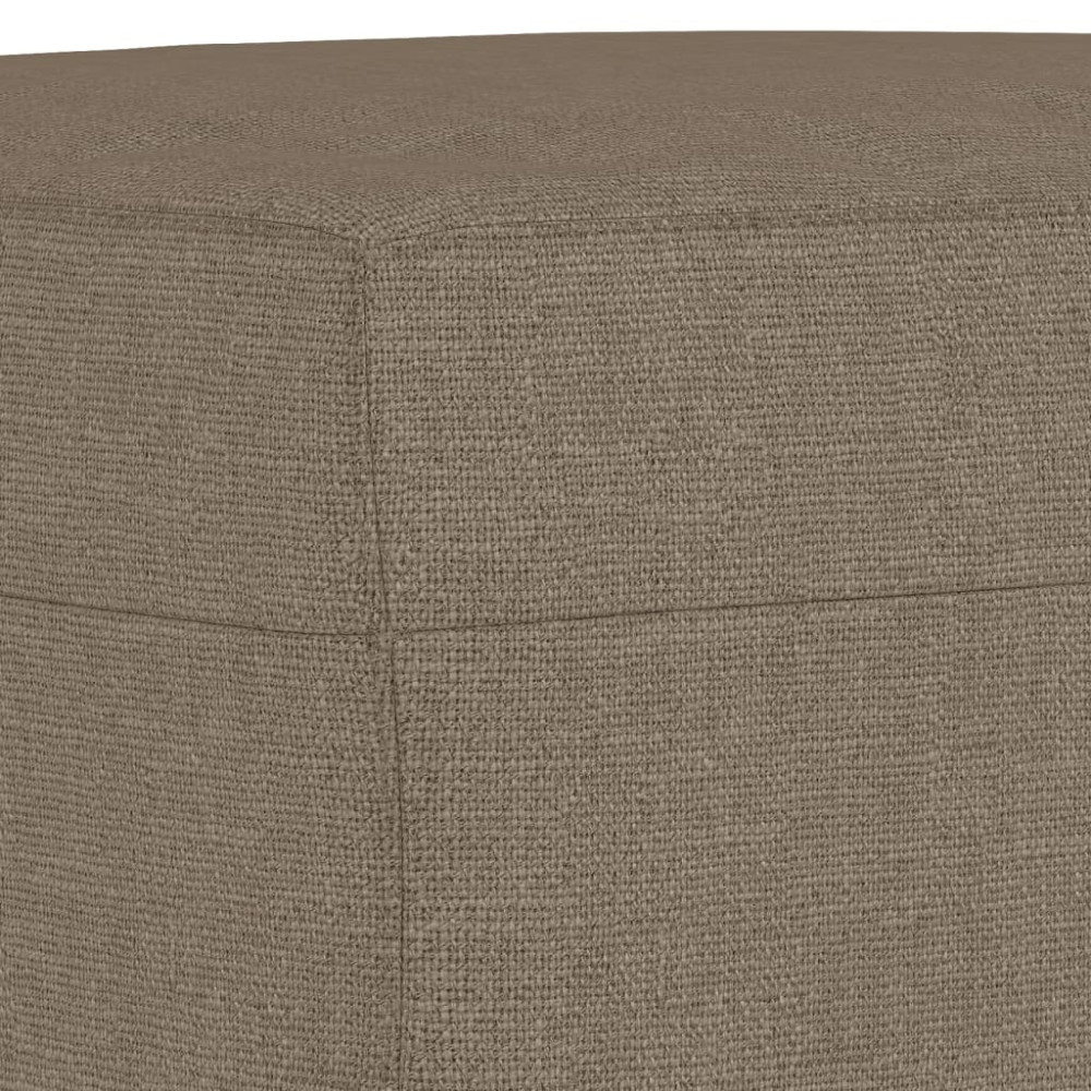 Produktbild för Bänk taupe 100x35x41 cm tyg