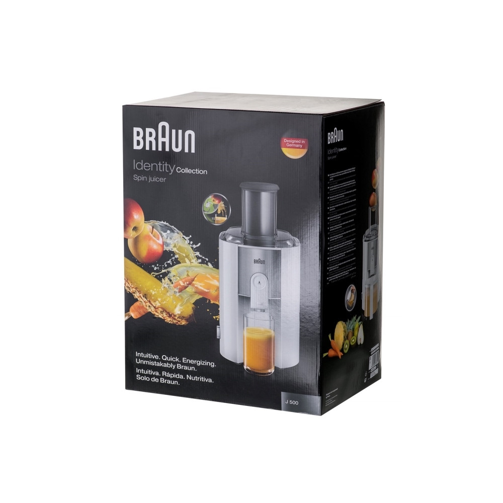 Produktbild för Braun IdentityCollection J 500 WH - råsaftcentrifug - vit