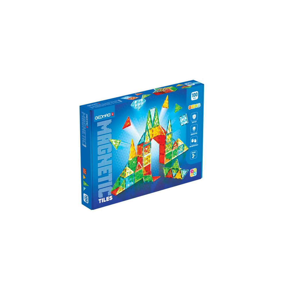 Produktbild för GEOMAG Ädelstenar 100 delar