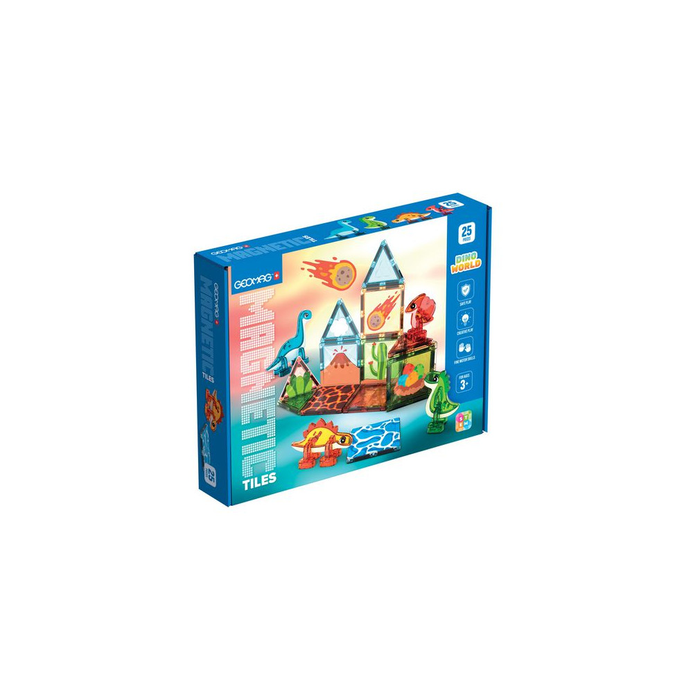 Produktbild för GEOMAG DINO WORLD 25 delar