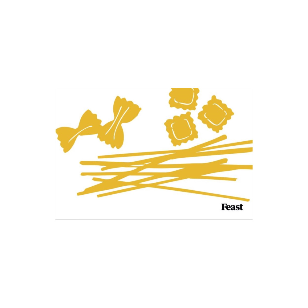 Produktbild för 100% Cotton Guardian Tea Towel Pasta (häftad, eng)