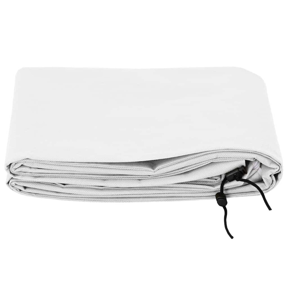 Produktbild för Frostskydd för växtfleeceöverdrag 5 pcs Vit 1,55 x 1 m