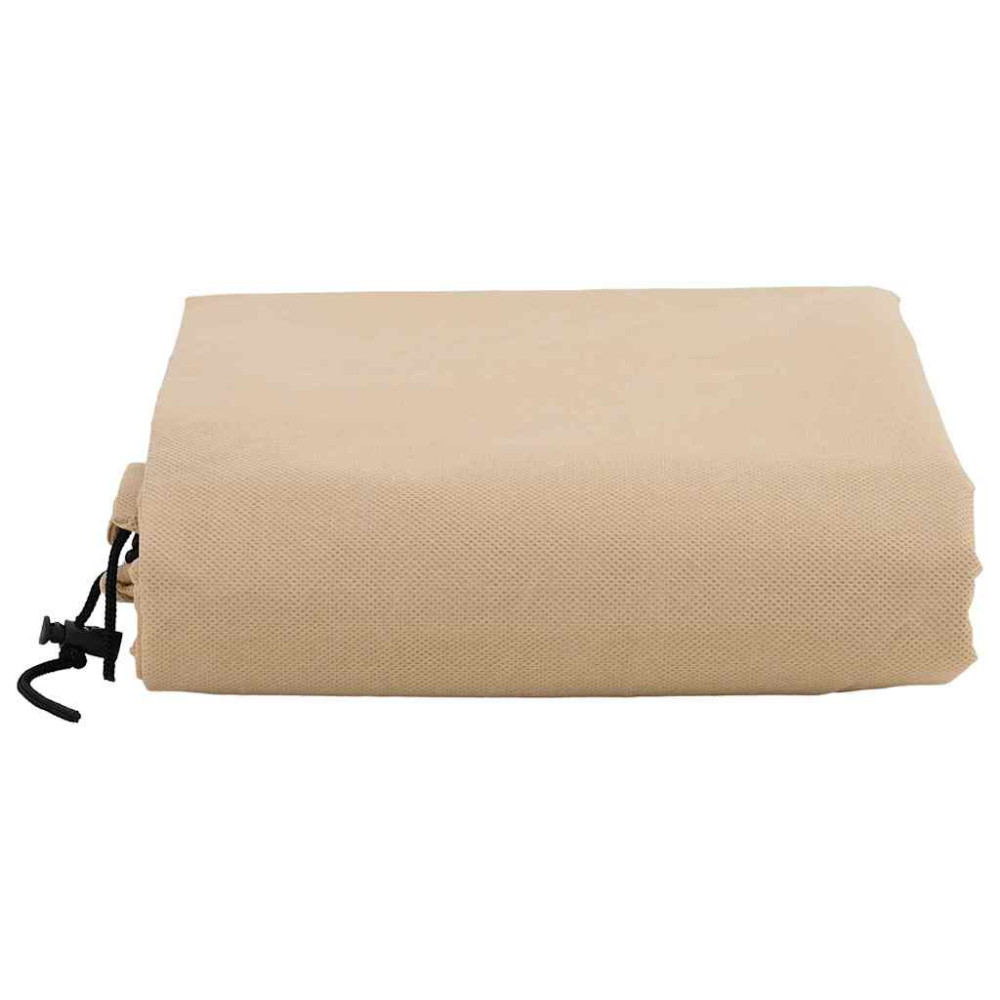 Produktbild för Frostskydd för växtfleeceöverdrag 5 pcs Beige 1,55 x 1 m