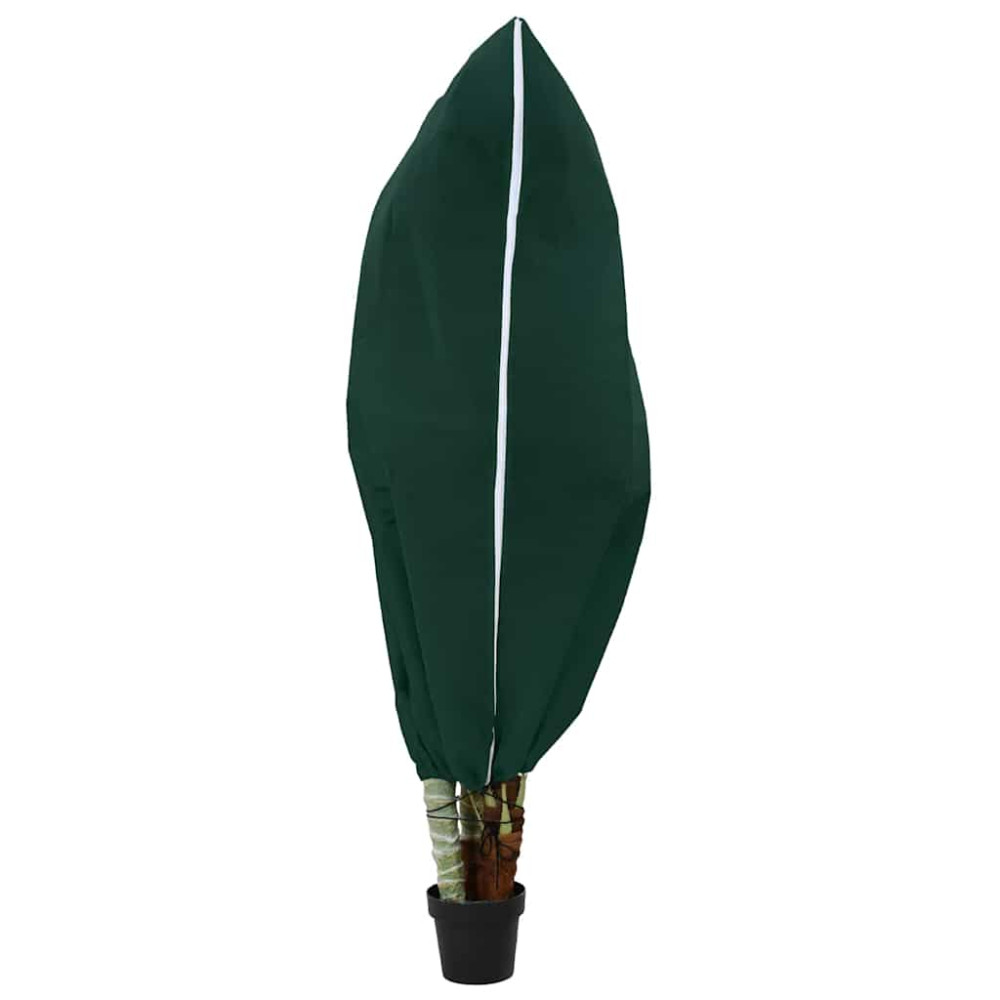 Produktbild för Frostskydd för växtfleeceöverdrag 5 pcs Grön 1,55 x 1,55 m