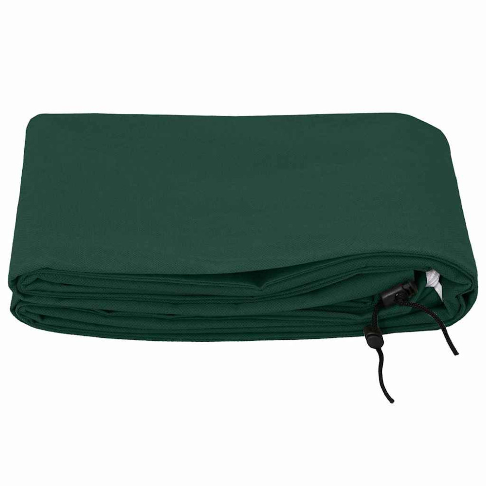 Produktbild för Frostskydd för växtfleeceöverdrag 5 pcs Grön 1,55 x 1,55 m