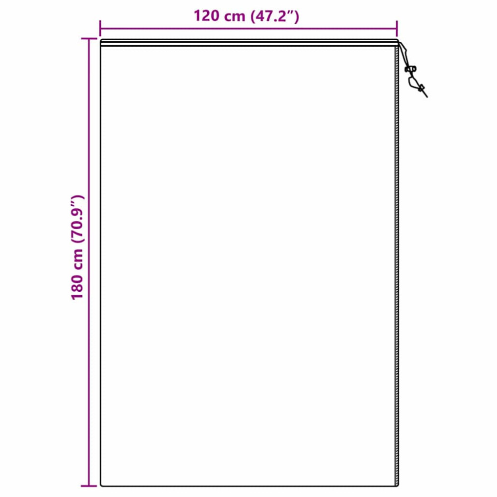 Produktbild för Frostskydd för växtfleeceöverdrag 5 pcs Grön 1,8 x 1,2 m