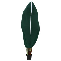 Produktbild för Frostskydd för växtfleeceöverdrag 5 pcs Grön 1,8 x 1,2 m