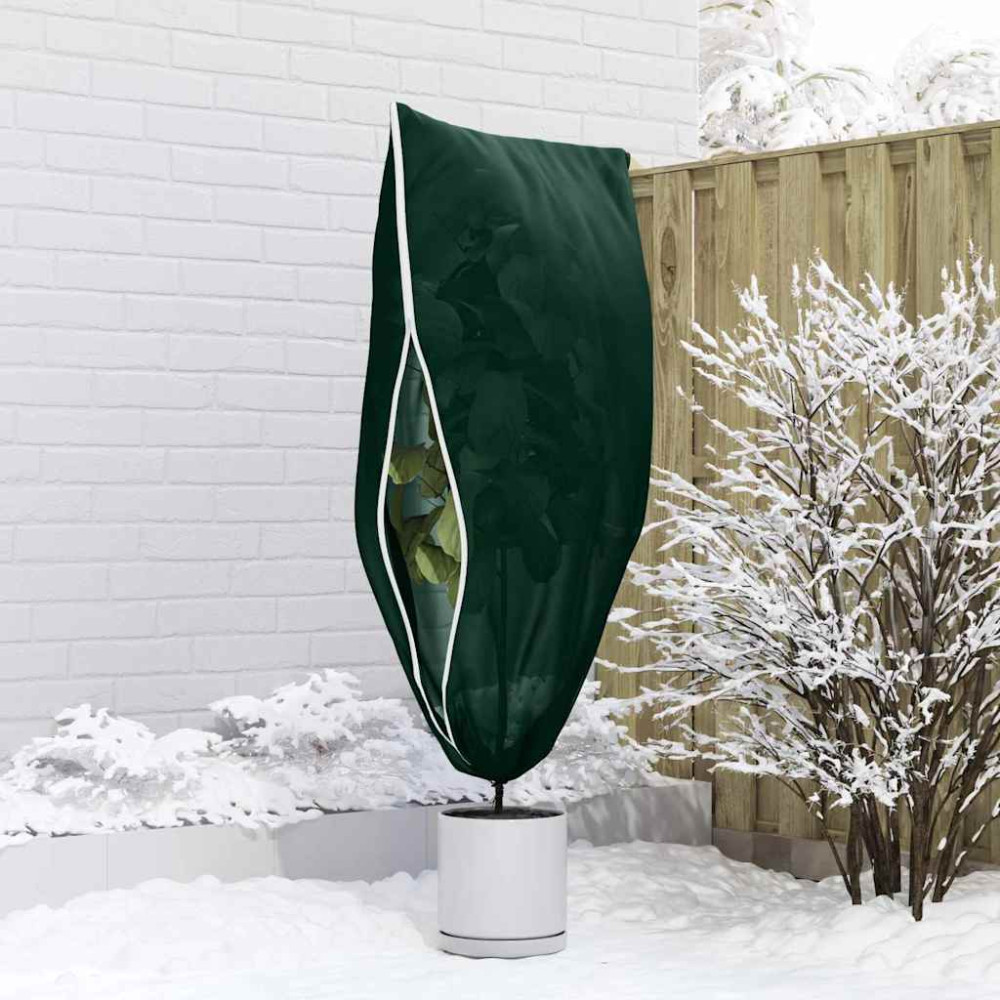 Produktbild för Frostskydd för växtfleeceöverdrag 5 pcs Grön 1,8 x 1,2 m