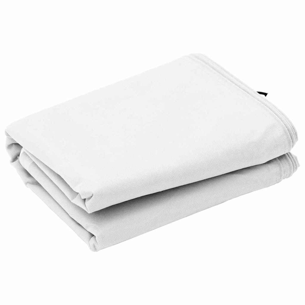 Produktbild för Frostskydd för växtfleeceöverdrag Vit 2,4 x 2 m Syntetiskt tyg