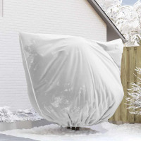 Produktbild för Frostskydd för växtfleeceöverdrag 3 pcs Vit 2,5 x 3,14 m