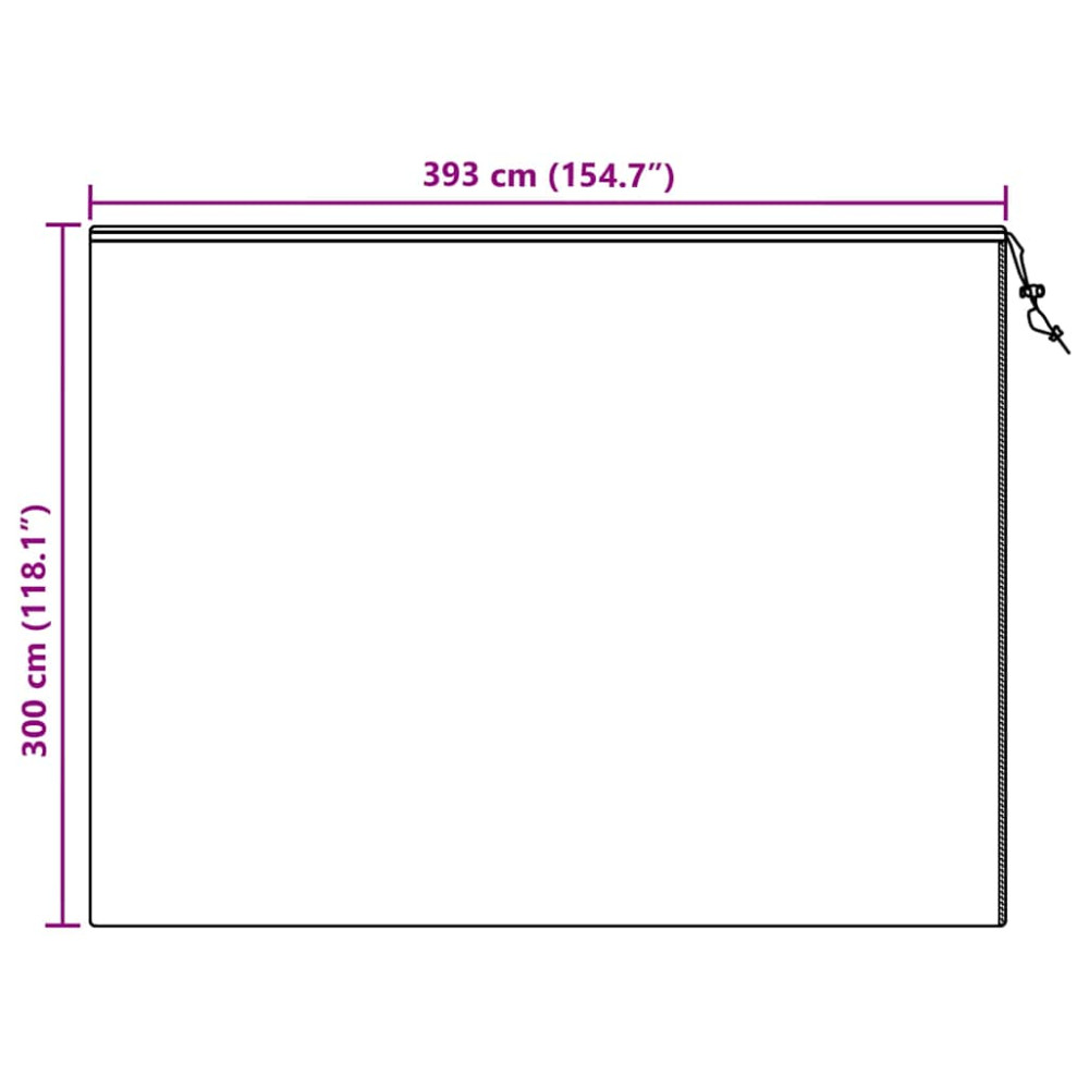 Produktbild för Frostskydd för växtfleeceöverdrag 3 pcs Vit 3 x 3,93 m