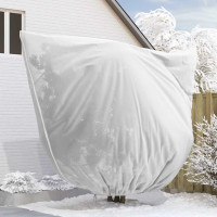 Produktbild för Frostskydd för växtfleeceöverdrag 3 pcs Vit 3 x 3,93 m