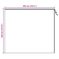 Produktbild för Frostskydd för växtfleeceöverdrag 3 pcs Vit 3,5 x 3,93 m