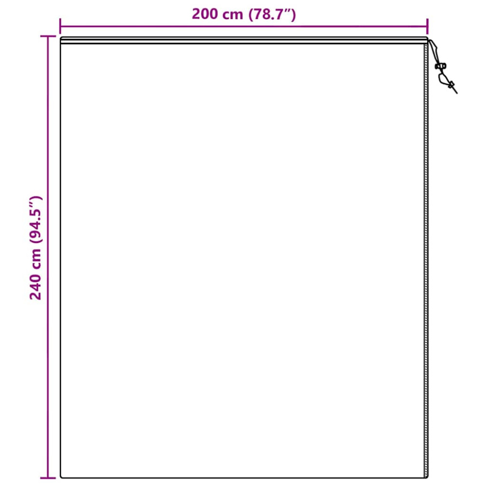 Produktbild för Frostskydd för växtfleeceöverdrag Beige 2,4 x 2 m