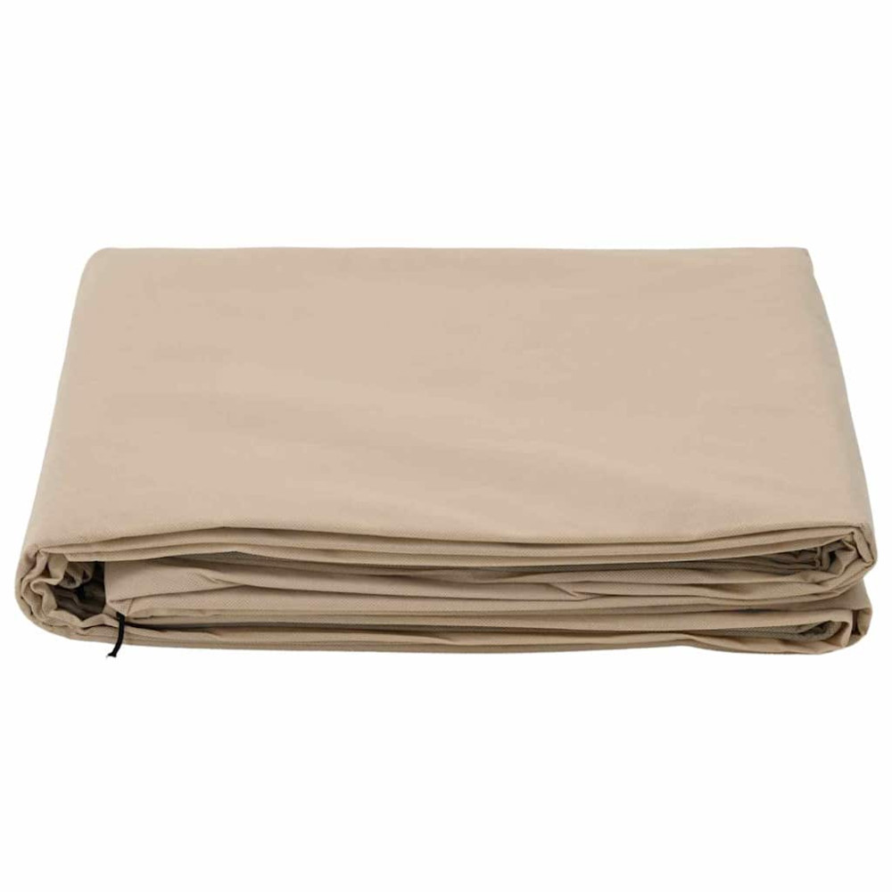 Produktbild för Frostskydd för växtfleeceöverdrag Beige 3,5 x 2,5 m