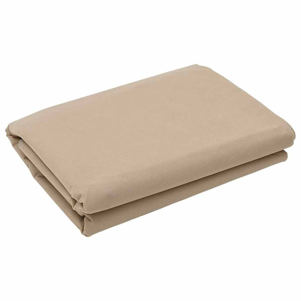 Produktbild för Frostskydd för växtfleeceöverdrag 3 pcs Beige 2,5 x 3,14 m