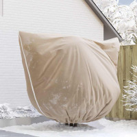 Produktbild för Frostskydd för växtfleeceöverdrag 3 pcs Beige 2,5 x 3,14 m