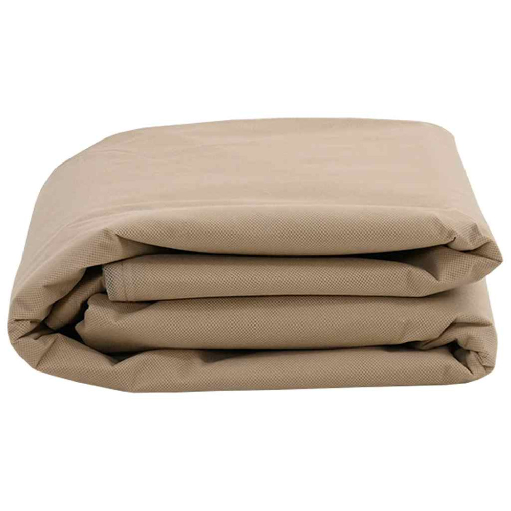 Produktbild för Frostskydd för växtfleeceöverdrag 3 pcs Beige 2,5 x 3,14 m