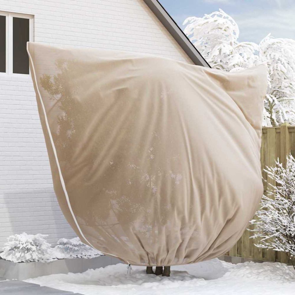 Produktbild för Frostskydd för växtfleeceöverdrag 3 pcs Beige 3,5 x 3,93 m