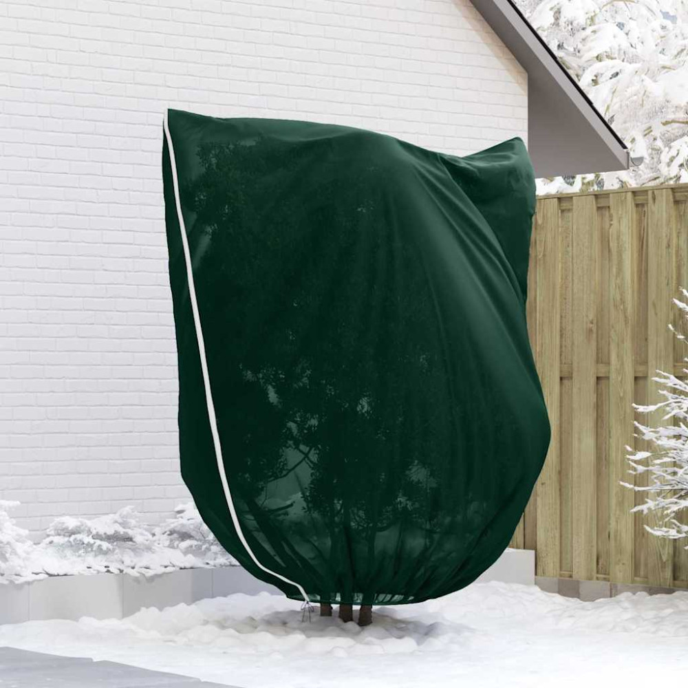 Produktbild för Frostskydd för växtfleeceöverdrag 3 pcs Grön 2,4 x 2 m