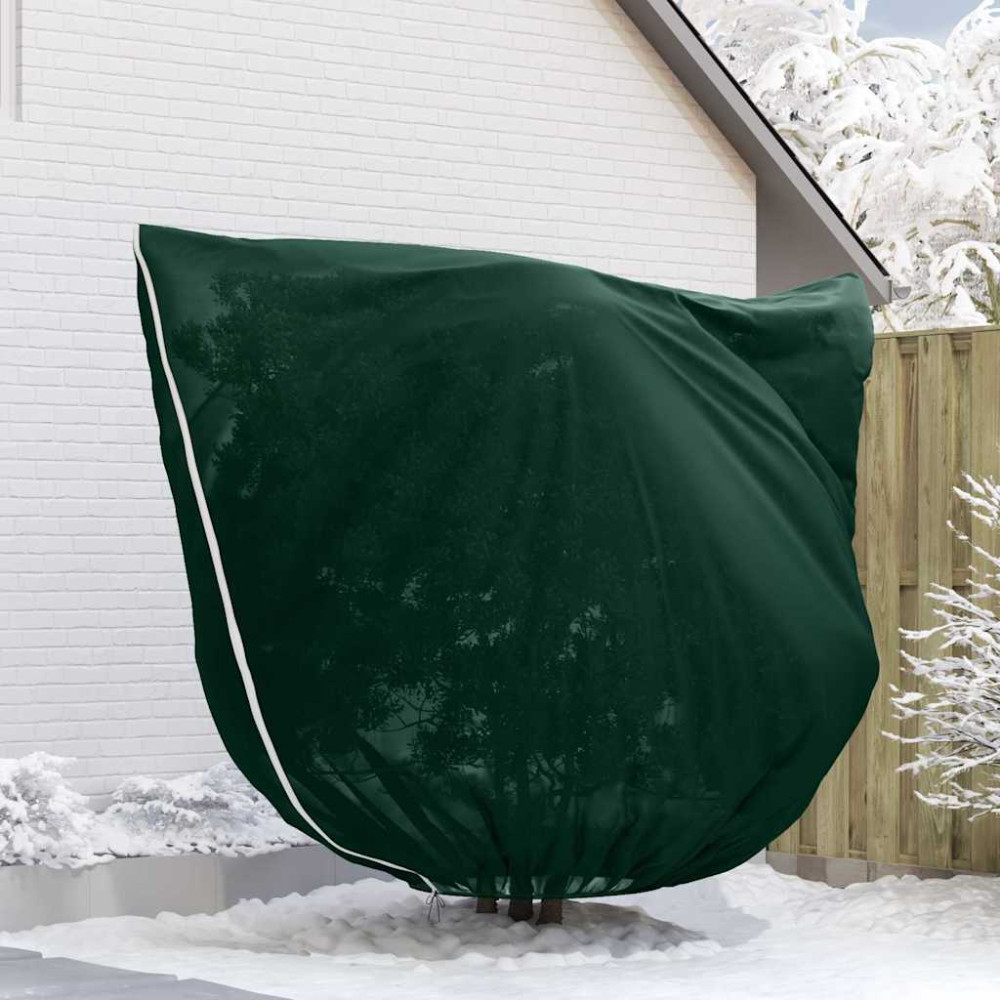 Produktbild för Frostskydd för växtfleeceöverdrag 3 pcs Grön 2 x 2,36 m
