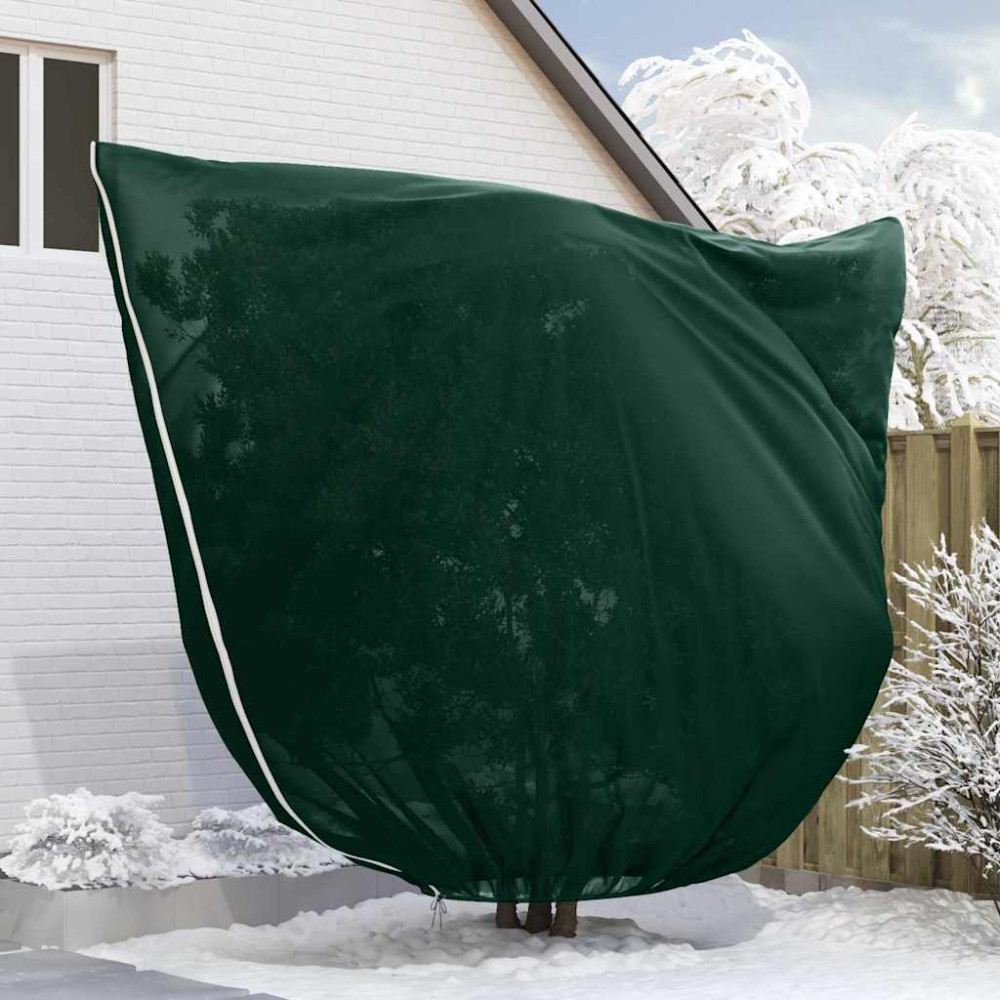 Produktbild för Frostskydd för växtfleeceöverdrag 3 pcs Grön 3 x 3,93 m