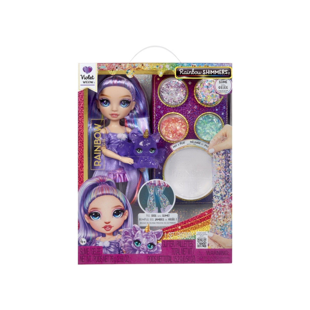Produktbild för Rainbow High Rainbow Shimmers with Slime Fashion Doll