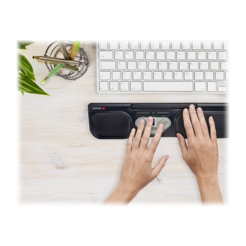 Produktbild för Contour Long/Short Wrist Rest - handledsstöd för tangentbord/mus
