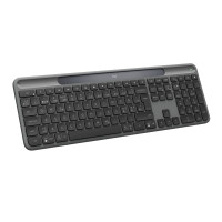 Produktbild för Logitech Signature Slim Solar+ K980 - tangentbord full size - QWERTY - Dansk/Norsk/Svensk/Finsk - grafit Inmatningsenhet