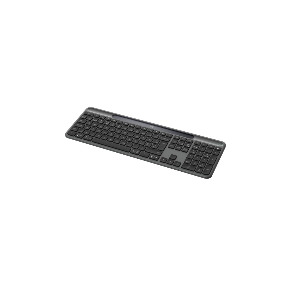 Produktbild för Logitech Signature Slim Solar+ K980 - tangentbord full size - QWERTY - Dansk/Norsk/Svensk/Finsk - grafit Inmatningsenhet