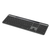 Produktbild för Logitech Signature Slim Solar+ K980 - tangentbord full size - QWERTY - Dansk/Norsk/Svensk/Finsk - grafit Inmatningsenhet