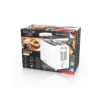 Produktbild för Adler AD 3223 - brödrost - vit