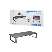 Produktbild för LogiLink Monitor Riser ställ - för LCD-bildskärm/bärbar dator - svart