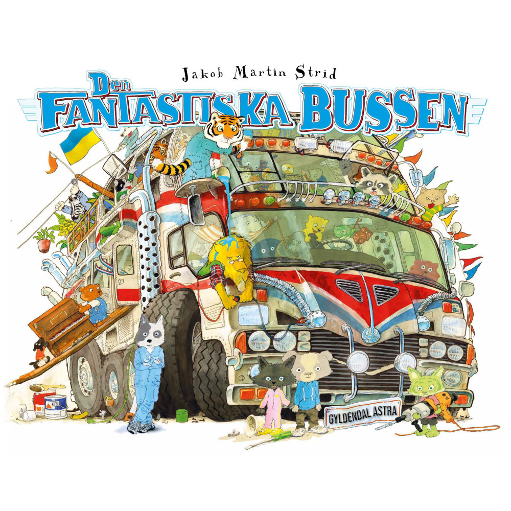 Produktbild för Den fantastiska bussen (inbunden)